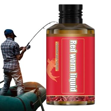 Imagem de Isca Para Peixe Líquida De Minhoca Vermelha | Aditivo Concentrado De Minhoca Vermelha 100ml - Aditivo Para Iscas De | Para Subaquático Água Doce Água Salgada Bagre Truta Bacalhau Robalo