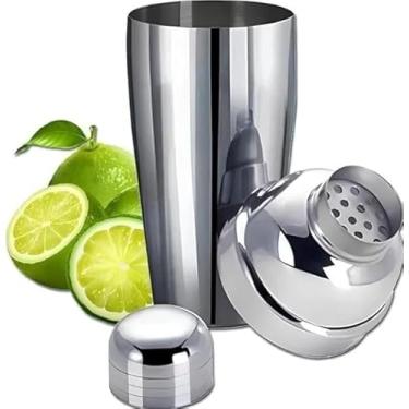 Imagem de Coqueteleira com Filtro em Inox Drinks Caipirinha Shakes 750ml Bartender