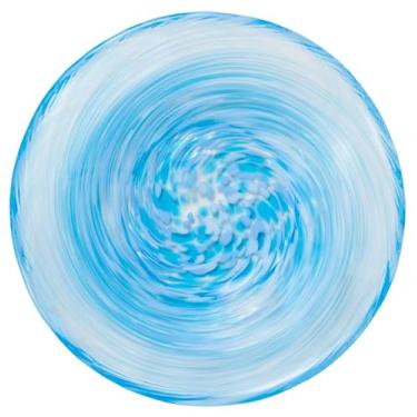 Imagem de Prato de vidro feito à mão de 10 cm - Prato pequeno japonês para joias, molho, aperitivos ou exibição - inspirado na natureza, feito no Japão (1, Wasurenagusa)