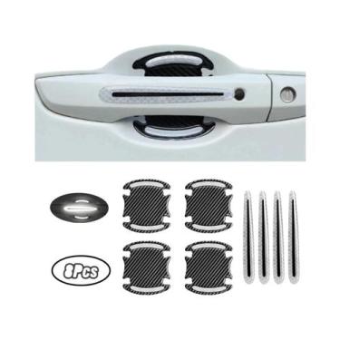 Imagem de Adesivo Protetor Refletivo Anti-riscos Para Maçaneta De Carro, Proteçã