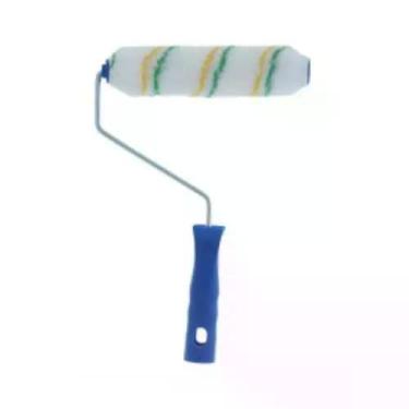 Imagem de Rolo Anti Respingo 9cm em Lã Branco com Listras - Tigre