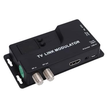 Imagem de Zunate Modulador RF, conversor coaxial HD 471,25 MHz885,25 MHz 1080P suporta formatos NTSC PAL HDMI 1.4 para adaptador RF para console de jogos de TV, caixa satélite DVD PC