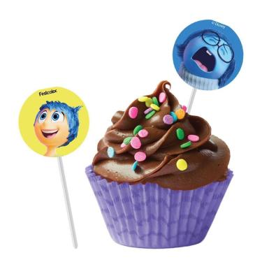 Imagem de Picks Decorativos Divertidamente 2 - 8 Unidades