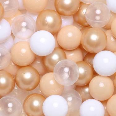 Imagem de Bolas para Piscina de Bolas Realhaha 50 de Plástico para Bebés y Niñas