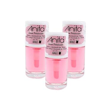 Imagem de Kit Esmalte Anita Serum Fortalecedor (3 unidades)