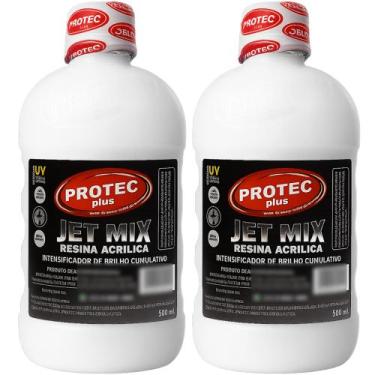 Imagem de 2 Jet mix Resina Acrílica Protege e Brilha Lataria - 500ml - protec