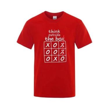 Imagem de Camiseta Masculina 100% Algodão Verão Estampa De Jogo Casual Solta Gol