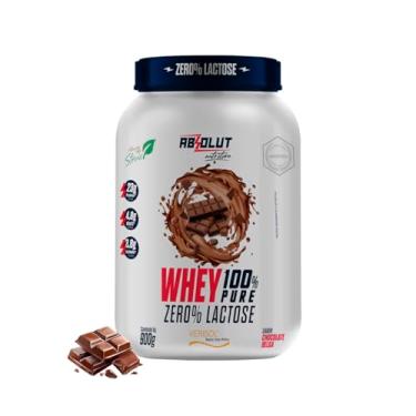 Imagem de Whey Protein 100% Pure Zero Lactose Com Colágeno Verisol 900g (Chocolate Belga)