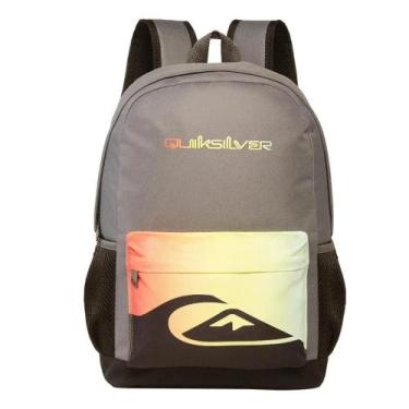 Imagem de Mochila Esportiva Quiksilver Pop 23 Reforçada Resistente -, Cinza