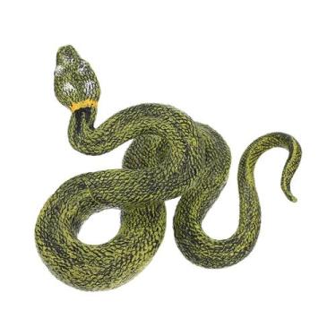 Imagem de Modelo De Cobra Realista De Halloween Em Borracha, Brinquedo De Pegadi