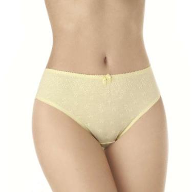 Imagem de Calcinha Sanny 294578 Cintura Alta 100% Algodão, Amarelo sun kisses, 5