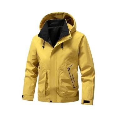 Imagem de Jaqueta Softshell Impermeável Com Capuz Para Homens, Leve, Ideal Para 