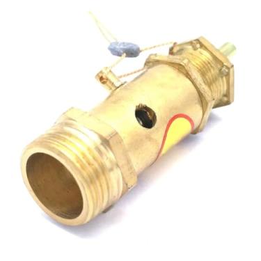 Imagem de SAYOBO Rosca macho de 1/5.1 cm válvula de compressor de ar de latão 28 PSI interruptor de pressão válvula pop off