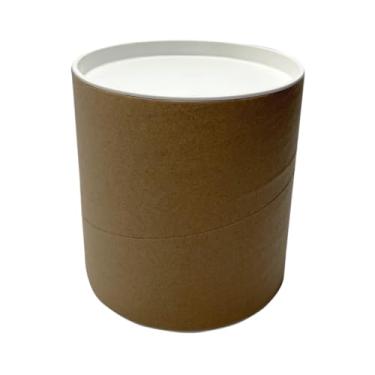 Imagem de Kit 20 Unidades Tubo Lata Kraft Lembrancinha Batismo Festa Criança Porta Doce 16x16