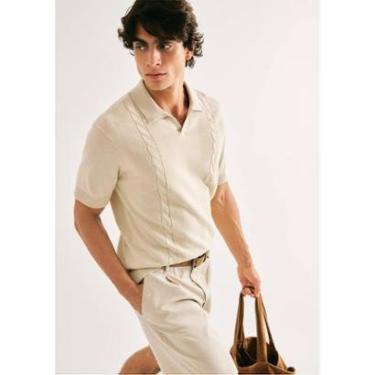 Imagem de Polo Masculina Manga Curta Em Tricô-Masculino