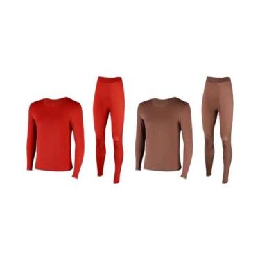 Imagem de Roupa Térmica Ultra-Fina Para Homens, Calças Longas Heattech Com Tempe