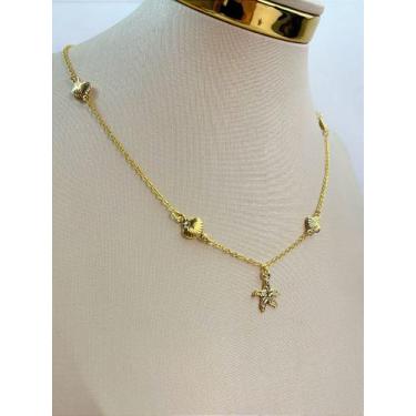 Imagem de Colar Concha Estrela do Mar - Banho de Ouro 2 Milésimos com Verniz Ita