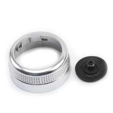 Imagem de Bstfulx 4F0919069A 4F0919069 MMI Kit de tampa do interruptor de volume do menu principal do botão rotativo multimídia compatível com Audi A6 Allroad Quattro S6 Avant A8 S8 Q7 RS6 2003-2011