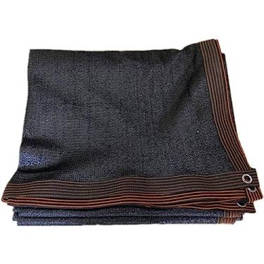 Imagem de WUHUQN Rede preta de tecido de proteção solar, 90% de proteção UV, toldo de pátio, tenda de jardim para flores de plantas, canis de animais de estimação ao ar livre