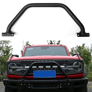 Imagem de 1 peça de para-choque dianteiro modular de aço de tungstênio serve para Ford Bronco Safari Bar 2021 2022 2023