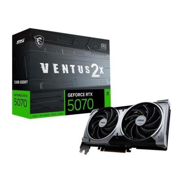Imagem de Placa de Vídeo MSI GeForce RTX 5070 12G VENTUS 2X OC,12 GB GDDR7, 28Gbps-Unissex