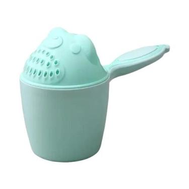 Imagem de Touca De Banho Para Bebê, Copo De Shampoo, Ferramenta De Banho Para Cr