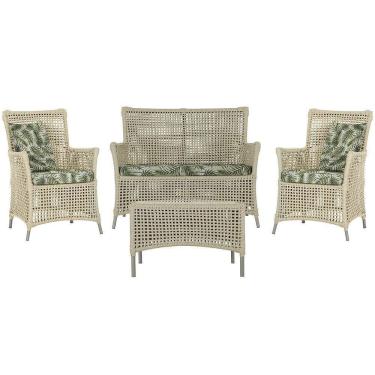 Imagem de Jogo Sofá E 2 Poltronas E Mesa Igapó Fendi E5 Trama Original Rami