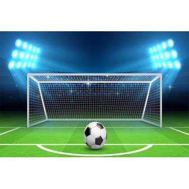 Imagem de Painel de Tecido Sublimado Futebol Campo Penalti - Fabrika de festa, 5