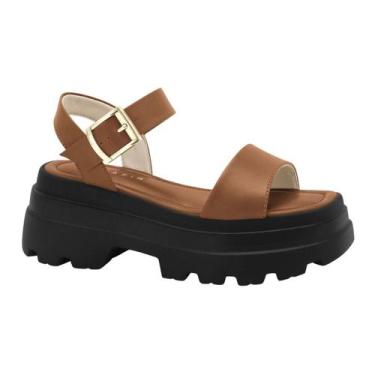 Imagem de Sandália Feminina Ramarim Flatform Tratorada Conforto Original -, Toff