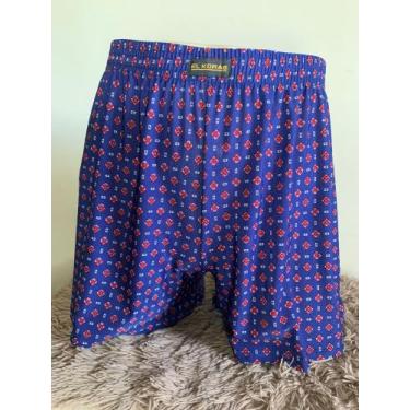 Imagem de Kit 3 Cuecas Samba Canção Masculinos Shorts Pijama Malha Fria Original