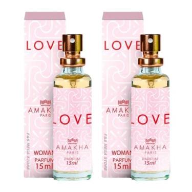 Imagem de Kit 2 Perfume Feminino Love Amakha Paris Bolsa Bolso