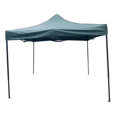 Imagem de Tenda Gazebo Dobravel Aco E Poliester 3x3m Verde Impermeavel