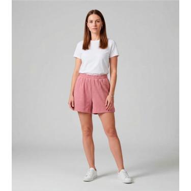 Imagem de Shorts Feminino Moletinho Gorgurinho Infinita Cor Rosa, G, Rosa