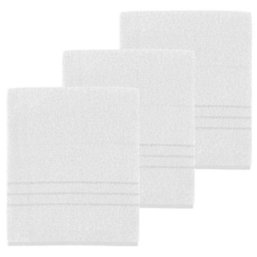 Imagem de Kit 3 Toalhas de Banho Piscina Teka Roma 70 X 135 cm, Branco