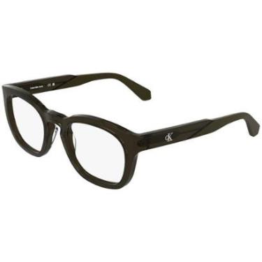 Imagem de Armação de Óculos Calvin Klein Jeans CKJ25626 309 - Marrom Cristal 50-Masculino