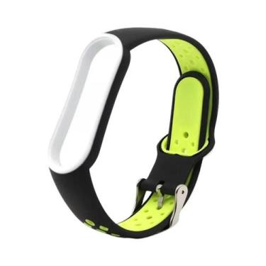 Imagem de Pulseira De Silicone Bicolor Para Xiaomi Mi Band 5 4 3 6 - Bracelete D