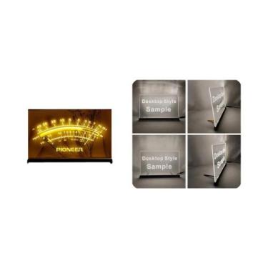 Imagem de Letreiro De Neon LED 3D Com Escultura Pioneer Peak VU dB, Arte De Pare