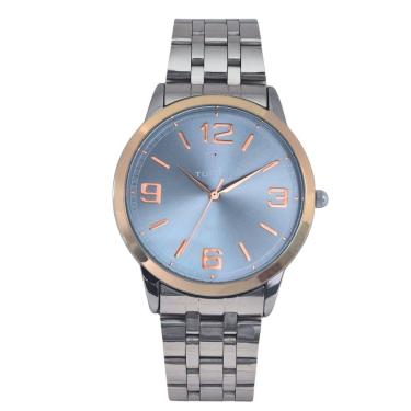 Imagem de Relógio Feminino Tuguir Analógico TG185 Prata e Rose-Feminino