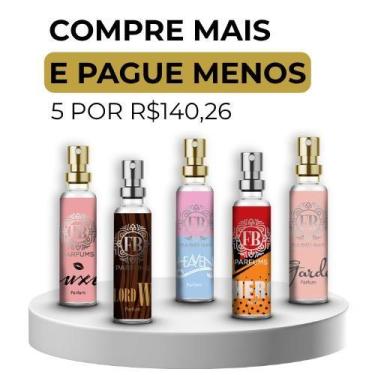 Imagem de Kit com 5 perfumes + frete grátis (5% desconto no pix) - FB PARFUMS
