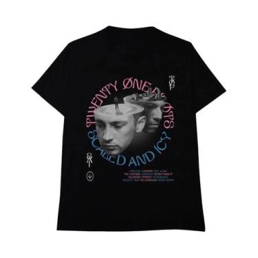 Imagem de Camiseta Oversized Masculina Y2K Hip Hop Punk Com Estampa Gráfica Da B