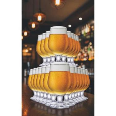 Imagem de 12 Taças de Vidro 380ml Degustação Cerveja Profissional - Congratulati