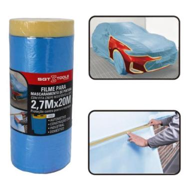 Imagem de Filme para mascaramento eletrostático com fita resistente a 120C 2,7 x