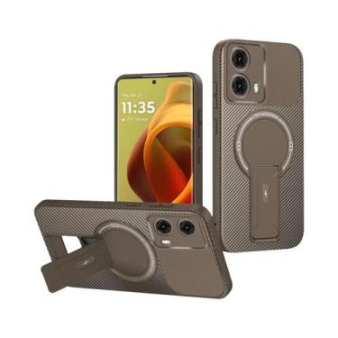 Imagem de Capa Magnética De Carbono Para Motorola Moto G35 G54 G55 G75 G84 5G Ed