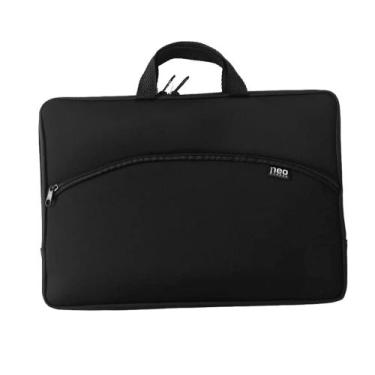 Imagem de Capa bolsa pasta case para Notebook Preto 15,6" Neoprene - NEO CAPAS