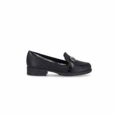 Imagem de Sapato Mocassim Loafer Feminino Piccadilly 653020-5 Preto-Feminino