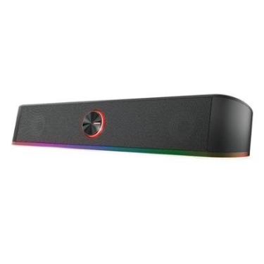 Imagem de Soundbar Gamer GXTrust 619 Thorne, LED RGB, 2 Canais Stereo, 12W, 3.5mm, USB, Preto - 2...