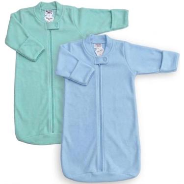 Imagem de 2 Sacos De Dormir Em Microsoft Hipoalergênico Para Bebês - - VOO ALTO,
