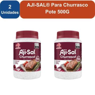 Imagem de Kit 2 Unidades AJI-SAL Para Churrasco Pote 500G