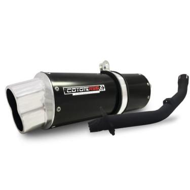 Imagem de Escape / Ponteira Coyote RS5 Boca 8 Aluminio Oval - Lander XTZ 250 até