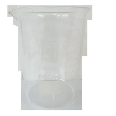 Imagem de Copo Becker 600ml De Vidro Forma Baixa Bequer Boro Silicato - Dovil